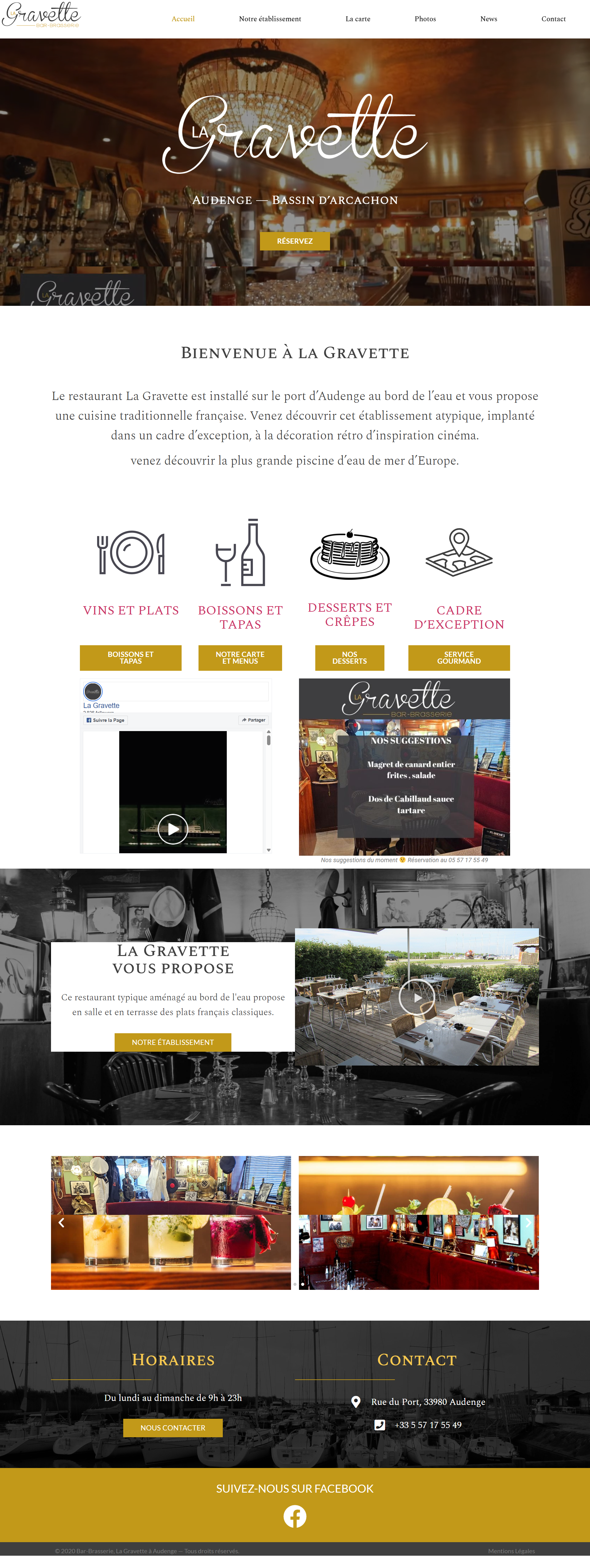 Création de site internet Wordpress - La Gravette